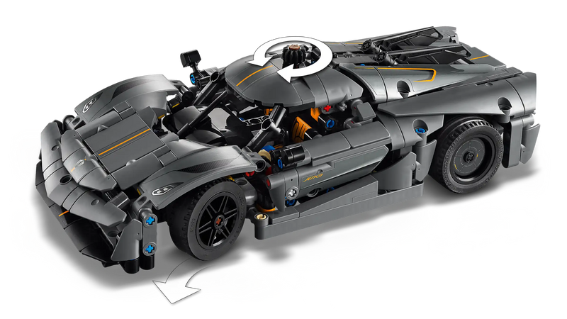 LEGO Technic Koenigsegg Jesko Absolut Grey Hypercar