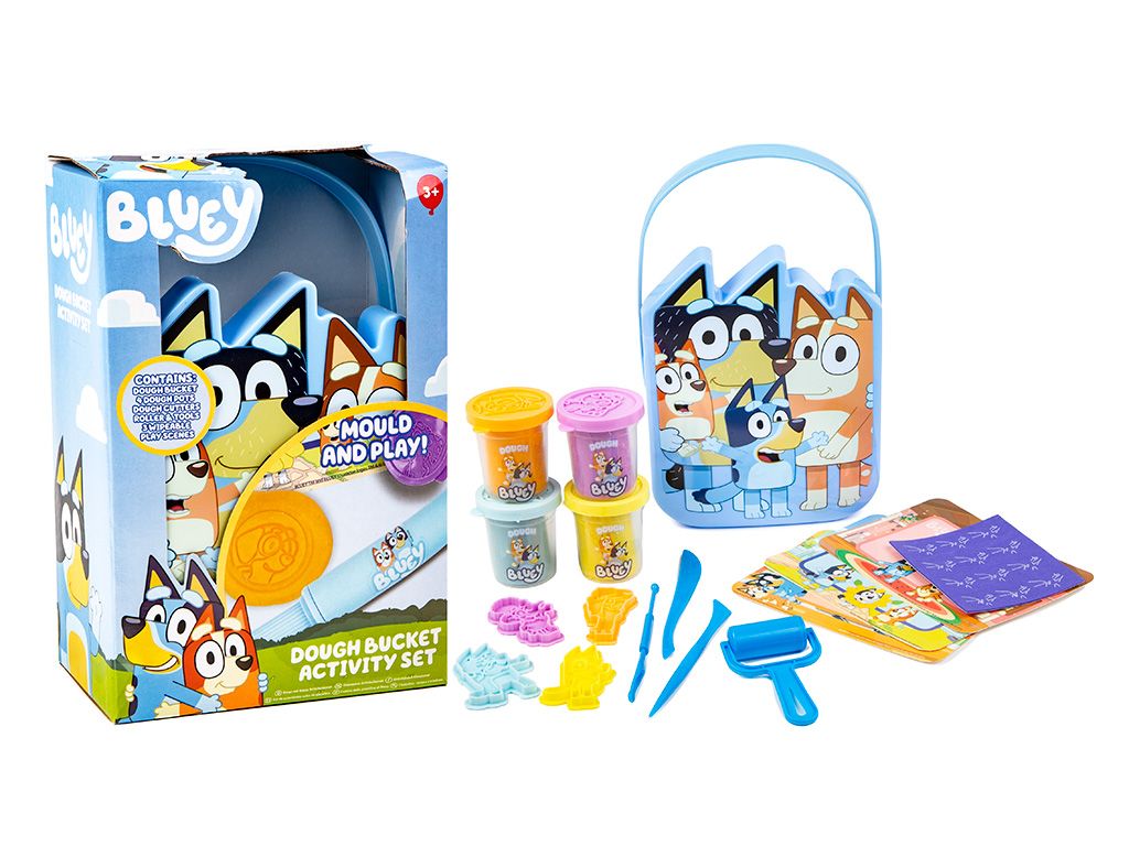 Bluey Dough Bucket Activity Set – JAC Stores IOM