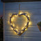 Solar InLit Firefly Heart 40cm