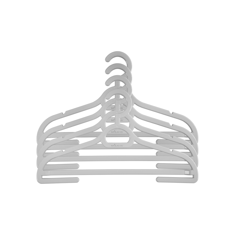 Junior Upcycled Coat Hangers 4 Pack - Cool Grey