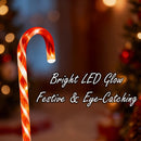 Candy Cane Stake Lights - Set of 5