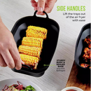 Tower Silicone Air Fryer Rectangular Foldable Trays - 2 Pack