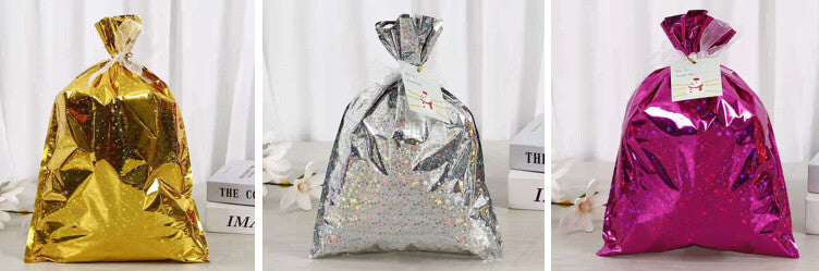 Foil Christmas Gift Bag 6 Pack