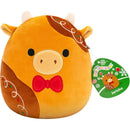 Squishmallows Christmas Plush 7.5" - Jericho The Gingerbread Cow