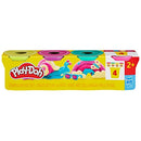 Playdoh Tubs 4pk Assorted