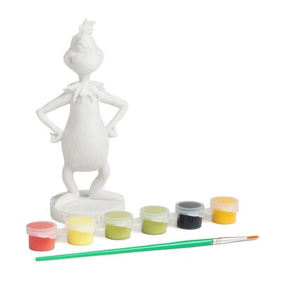 Paint Your Own Grinch Decoration Set