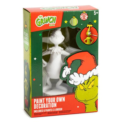 Paint Your Own Grinch Decoration Set