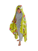 The Grinch Hooded Wearable Blanket