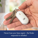 Whistle Key Finder Keyring with Torch