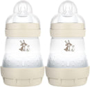 MAM Easy Start Anti Colic Bottle 160ml 2pk - Colours of Nature Taupe