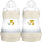 MAM Easy Start Anti-Colic Newborn Self Sterilising Bottle 160ml 2pk - Cream