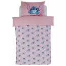 Disney Stitch Pink Single Duvet Set