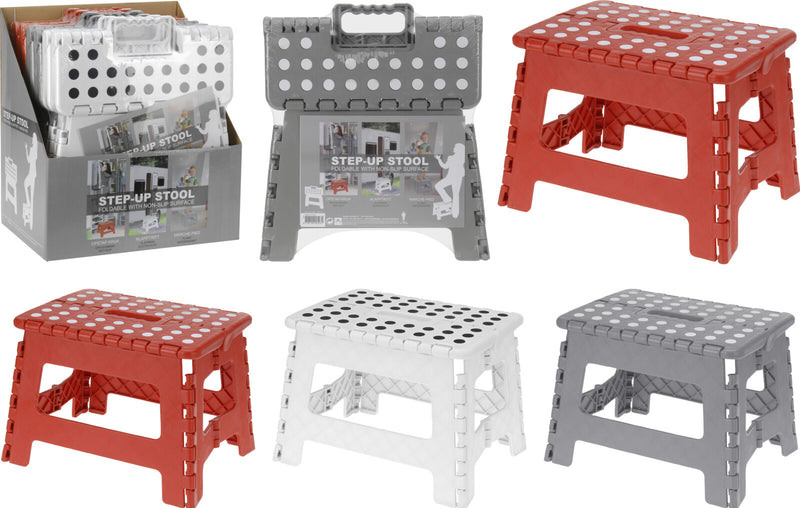 Small Folding Step Stool Assorted