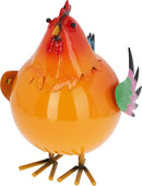 Metal Rooster Ornament - 2 Assorted