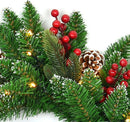 Prelit Stockholm Christmas Wreath