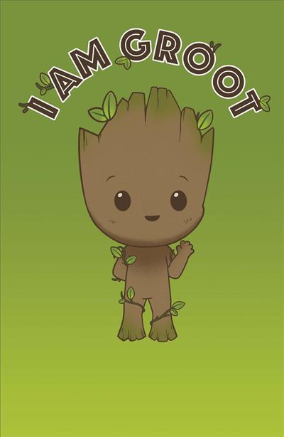 No Age Birthday Card Groot