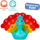 Play Tots Rainbow Peacock Stacker