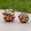 Zoon Uber-Activ Rope Ball 8cm Dog Toy