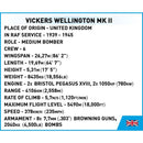 Cobi Vickers Wellington MK.II Plane
