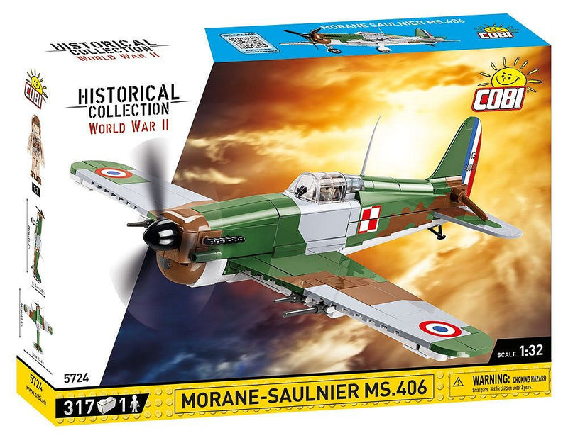 Cobi Morane-Saulnier MS.406 Plane
