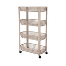 3 Tier Kitchen Trolley - Beige