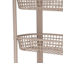 3 Tier Kitchen Trolley - Beige