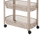 3 Tier Kitchen Trolley - Beige