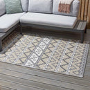 Alfresco Aztec Rug 150x210cm - Slate