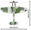 Cobi Spitfire Mk. XVI Bubbletop Plane