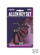 Rapide Allen Key 9 Piece Set