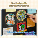 Puremind x Snoopy Wooden Interactive Magnet - Around The World