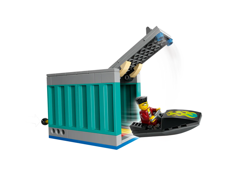 LEGO City Police Speedboat & Crooks' Hideout
