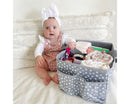 Dreambaby Nappy Caddy Organiser - Grey Stars