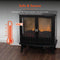 Carlisle 1.8KW Double Door Panoramic Stove