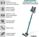 Tower Flexi Cordless 3-in-1 Vacuum Cleaner