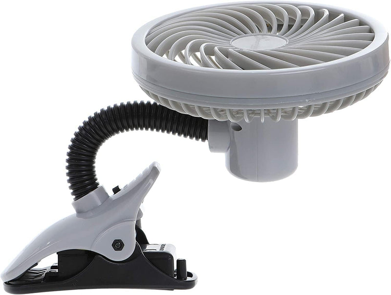 Dreambaby USB Rechargeable Clip-On Fan - Grey