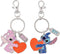 Diney Lilo & Stitch BFF Heart Charm Keychain