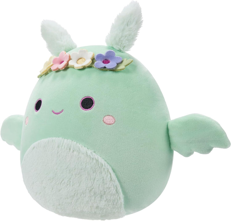 Squishmallows Plush 7.5" - Tove The Mint Green Mothman With Flower Crown