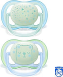 Avent Ultra Air Night Soother 0-6m - Blue