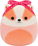 Squishmallows Valentines Plush 7.5" - Rostam The Peach Badger