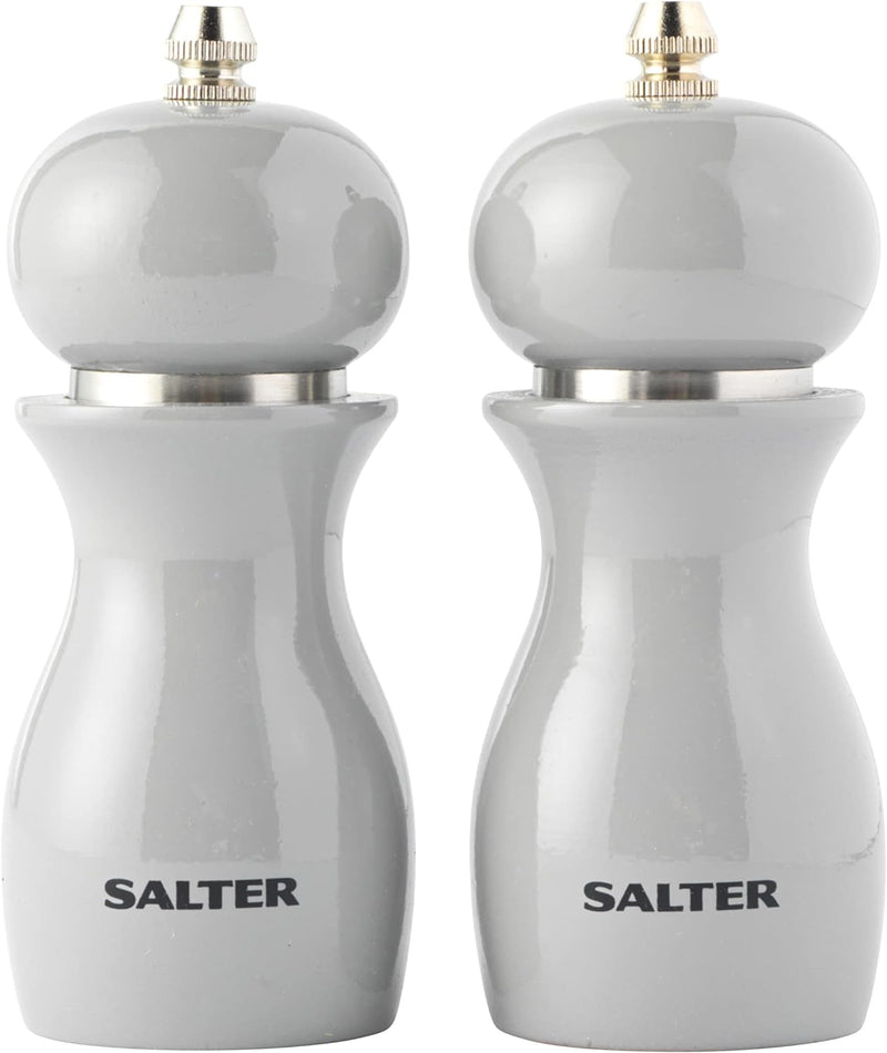 Salter Salt & Pepper Grinder Set - Grey
