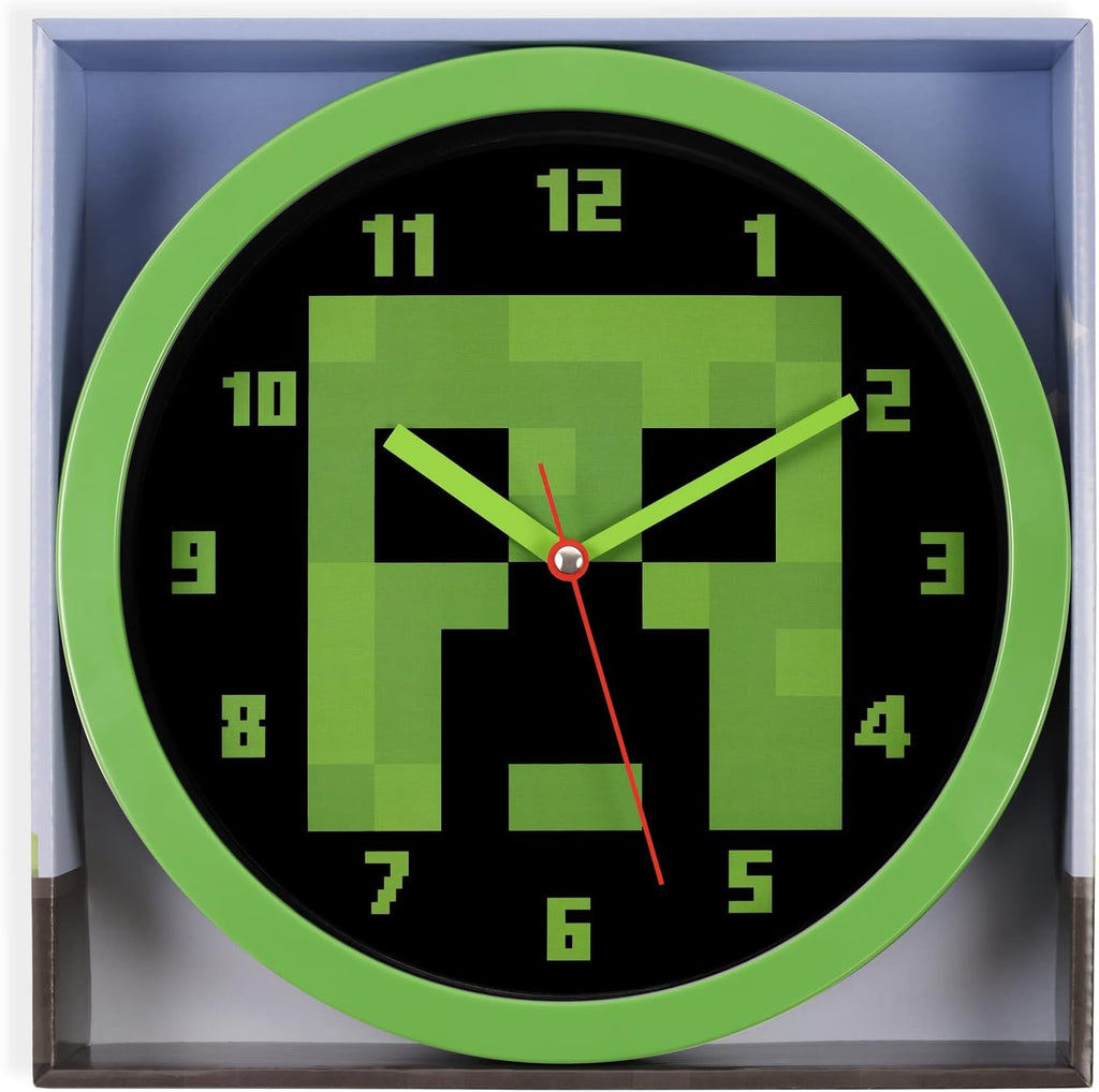 Minecraft Wall Clock – JAC Stores IOM