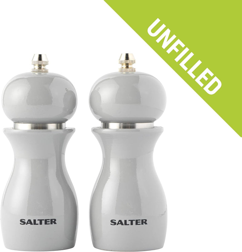 Salter Salt & Pepper Grinder Set - Grey