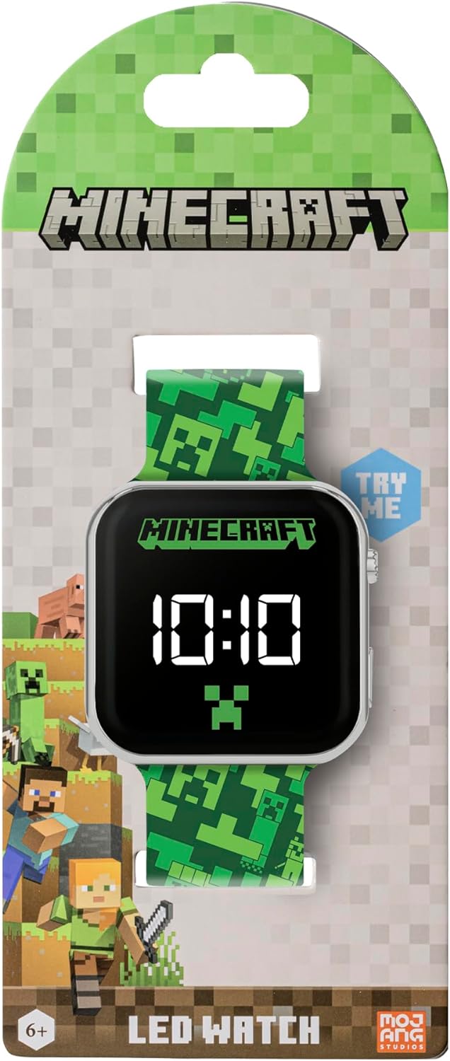 Minecraft LED Digital Watch