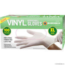 Clear Vinyl Gloves 100 Pack - X Large