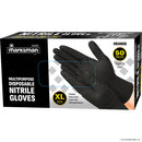 Diamond Black Nitrile Gloves 50 Pack - X Large