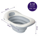 ClevaMama Sink Bath - White/Grey