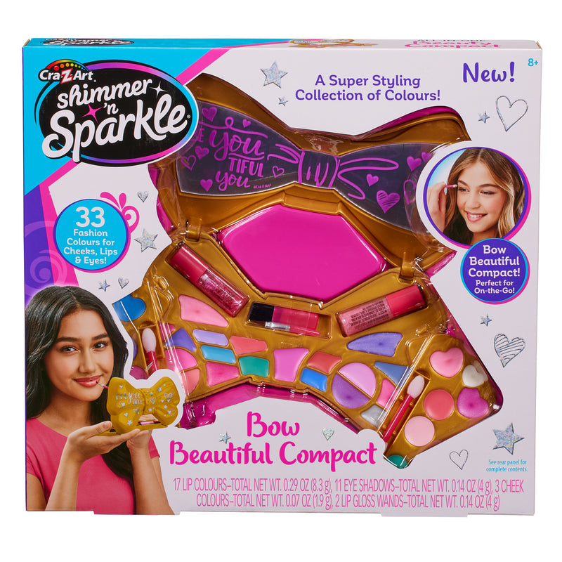 Shimmer 'N Sparkle Bow Beautiful Makeup Compact