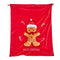 Gingerbread Gift Sack - Red