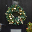 Gold Baubly Wreath 40cm